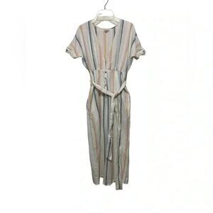 Billabong in collaboration with the Salty Blonde Striped Romper body suit size s